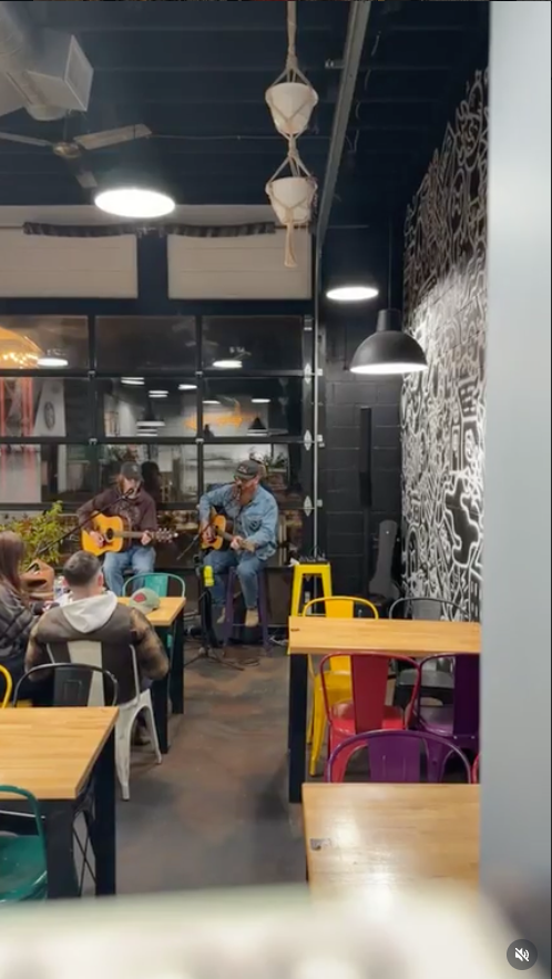 Interior of Uncle John's BBQ restaurant